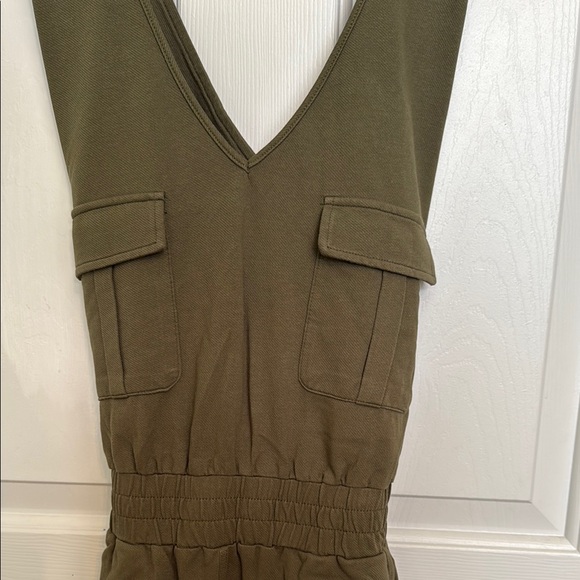 Mono B Olive Green Sleeveless Romper - Picture 7 of 11